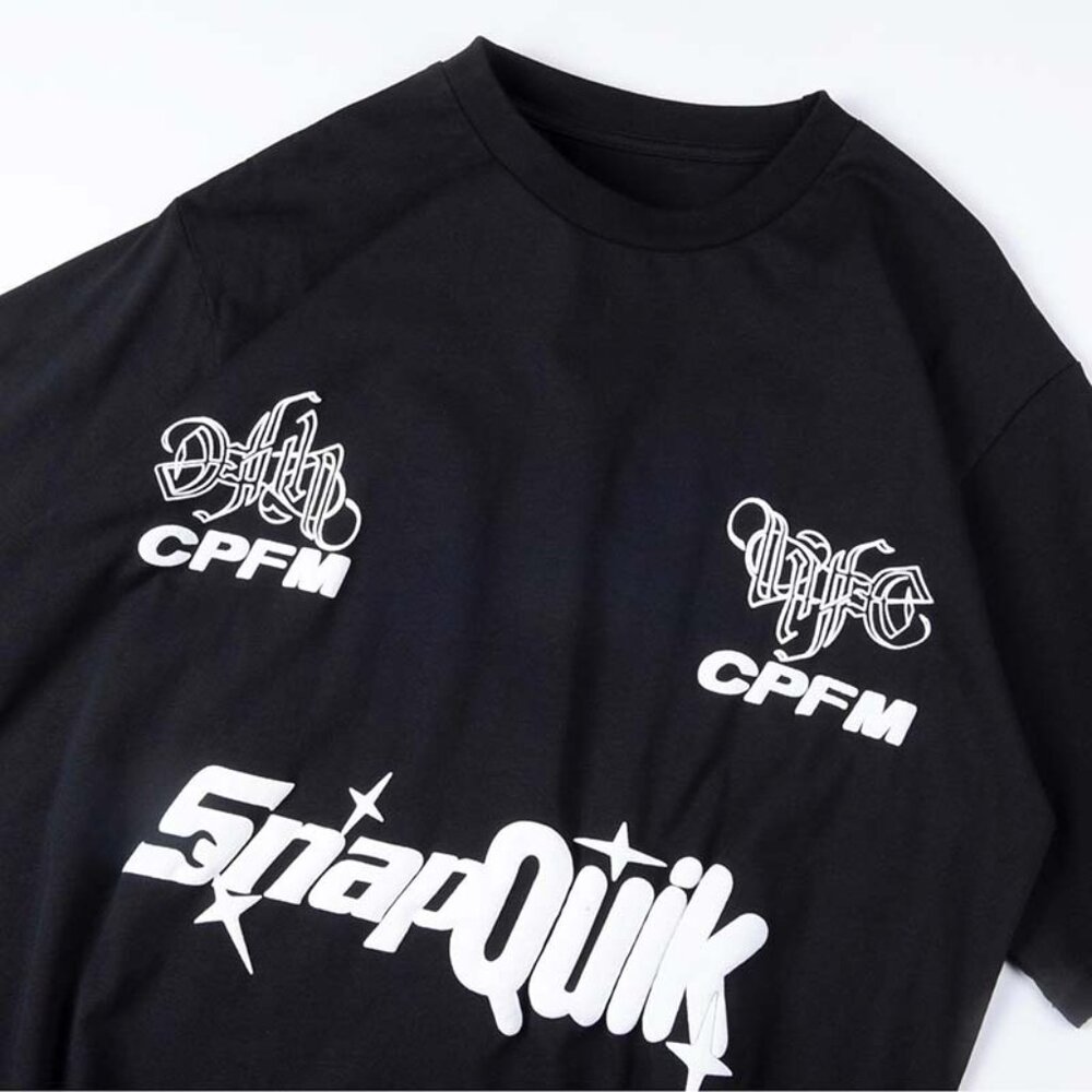 CPFM.XYZ Pure Cotton Lettered Short Sleeves - Picture 7 of 9